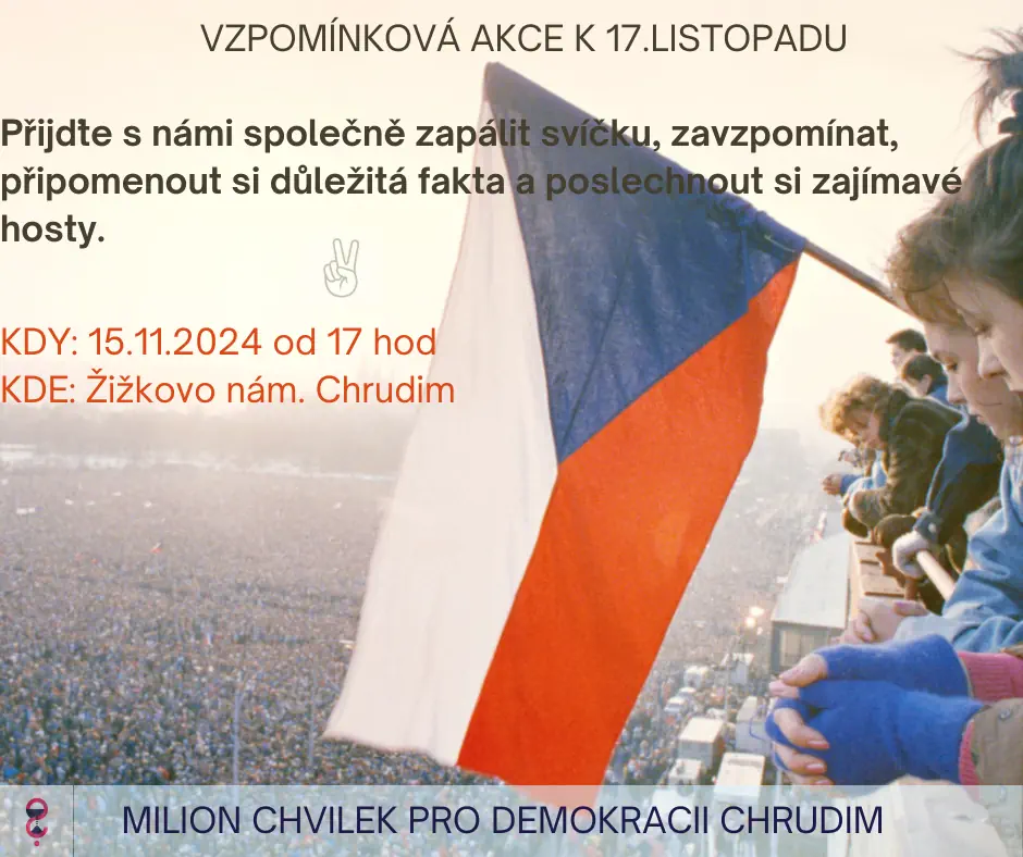 pá 15.11.2024 Vzpomínka na 17.listopad